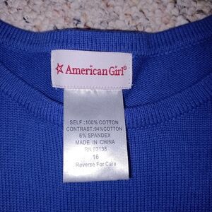 American Girl Saige dress for girls size 16,includes belt and bracelet,southwest